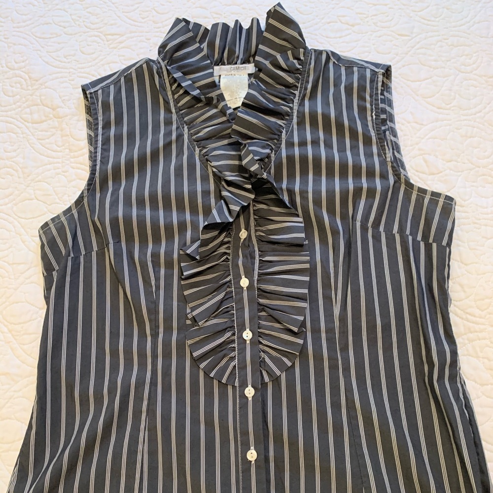 Nara Camicie Ruffled Button Up Blouse